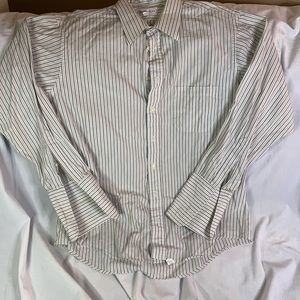Burberry Of London Men's Long Sleeve Button Up Size 17/34 Shirt